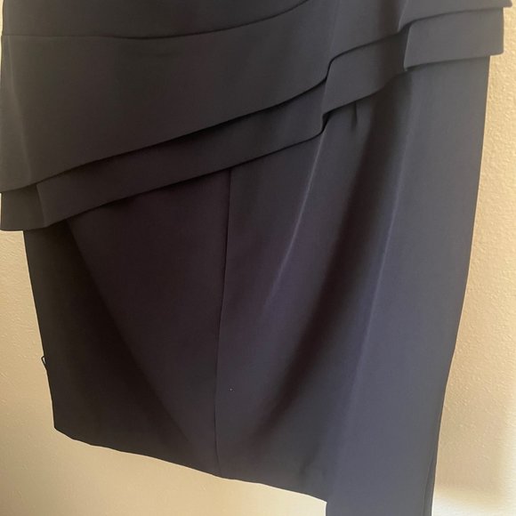 RALPH LAUREN Cocktail One Shoulder Dress Black Size 16 NWT - Picture 16 of 16